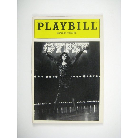Gypsy Playbill 1991 Marquis Theatre Tyne Daly Jonathan Hadary Crista Moore - Picture 1 of 9